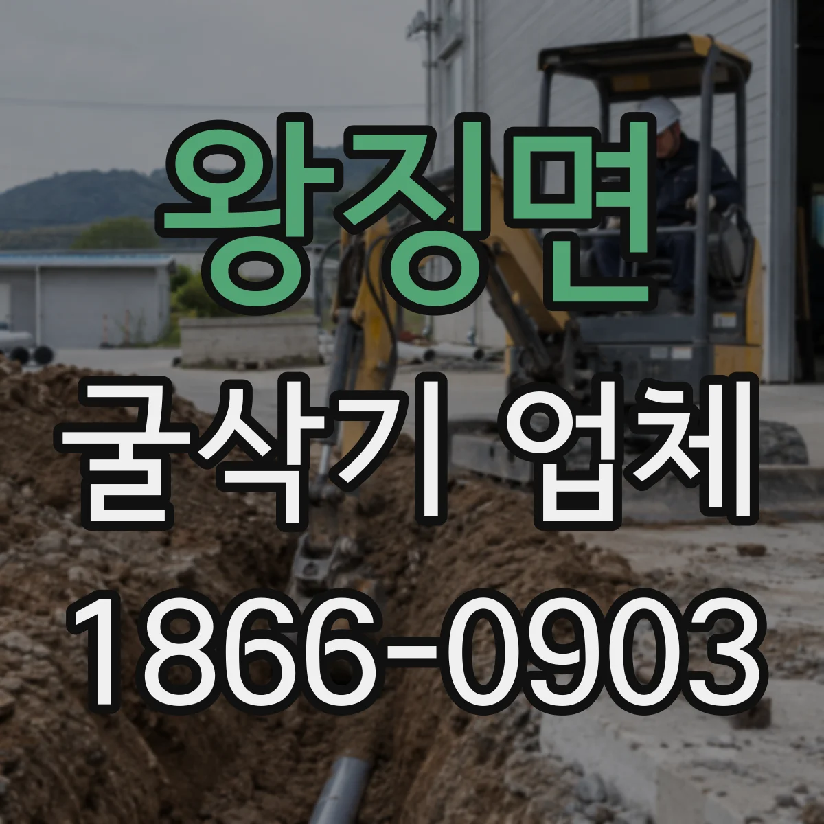 왕징면 굴삭기 업체