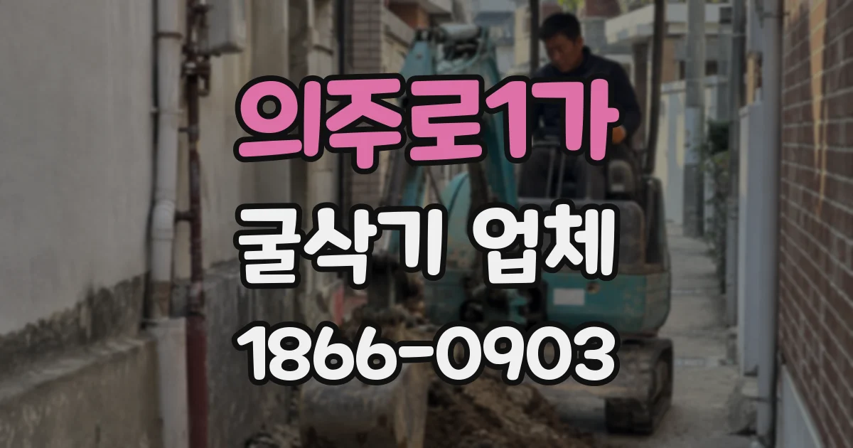 의주로1가 굴삭기 업체