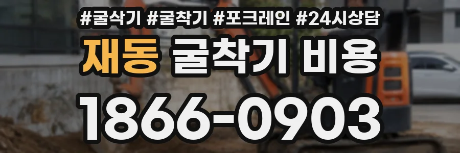 재동 굴착기 비용