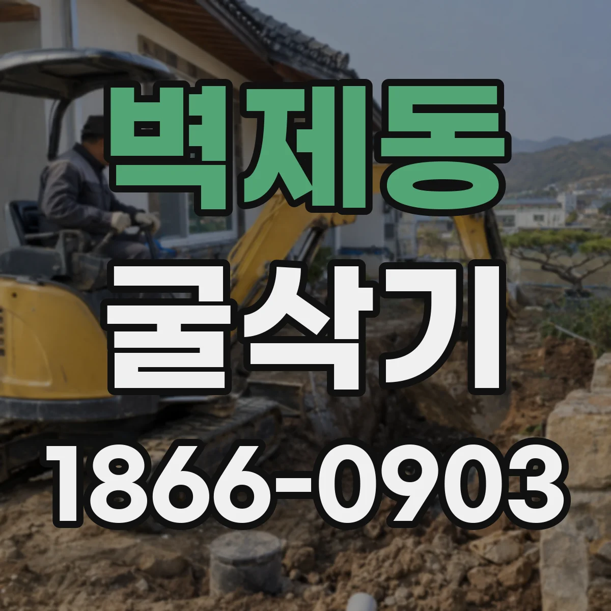 벽제동 굴삭기