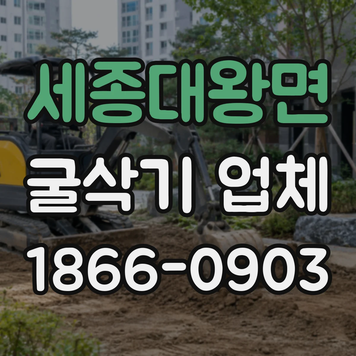 세종대왕면 굴삭기 업체