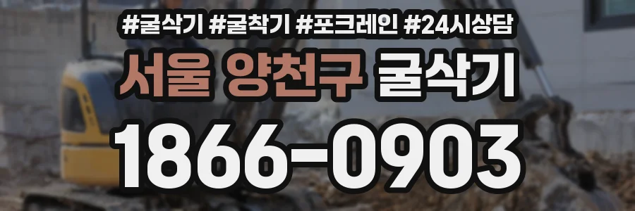 서울 양천구 굴삭기