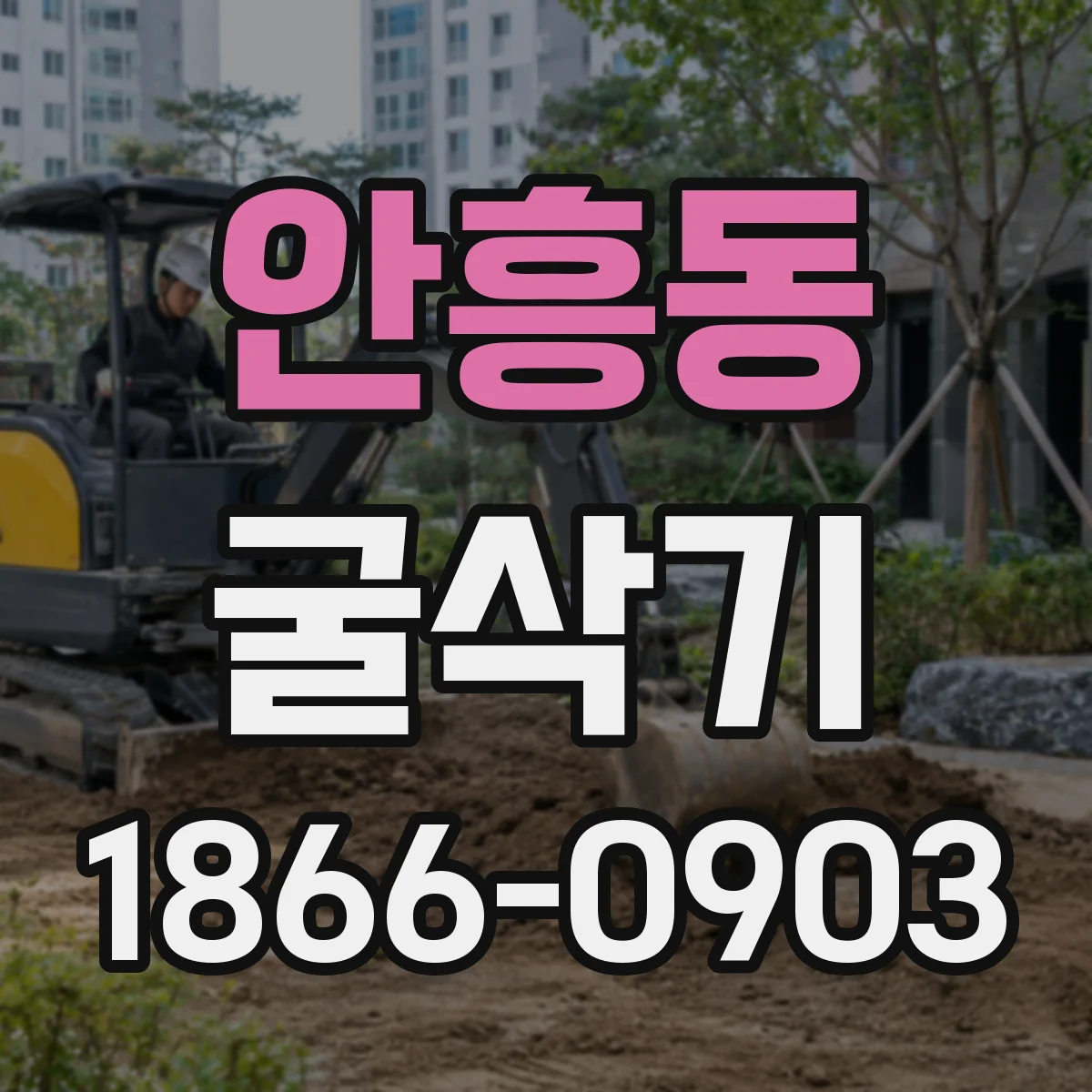 안흥동 굴삭기