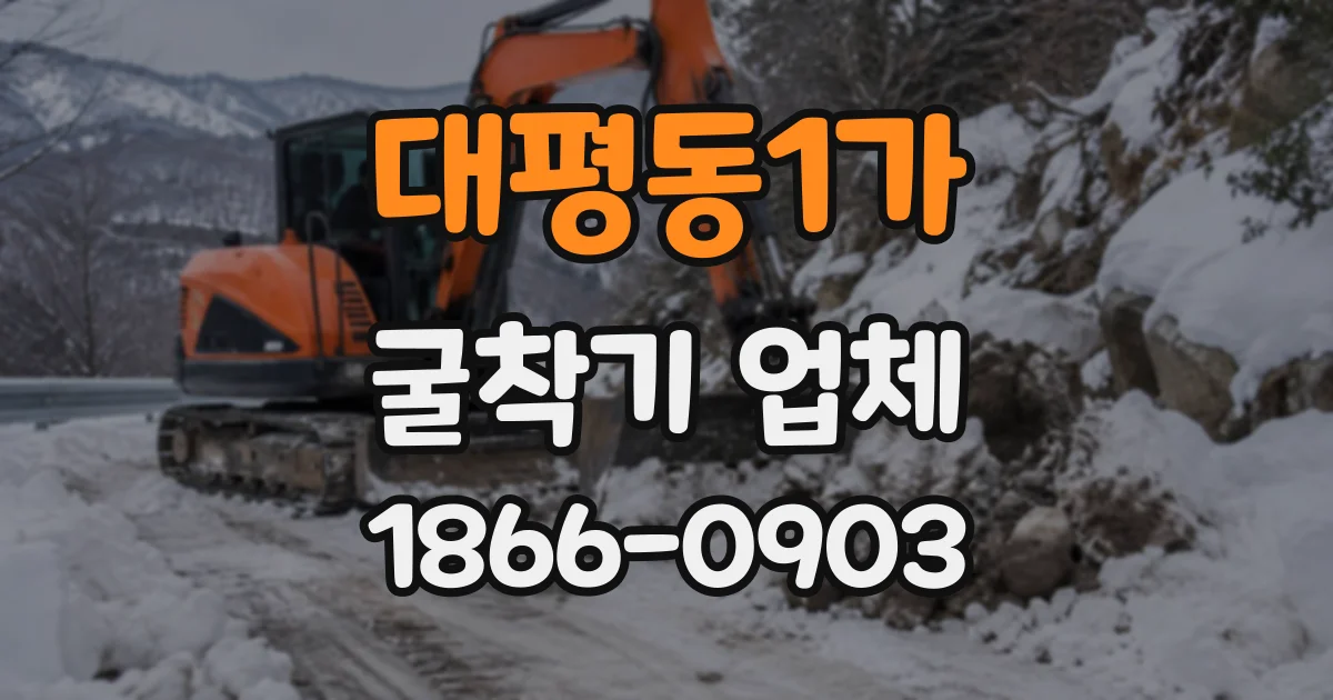 대평동1가 굴착기업체