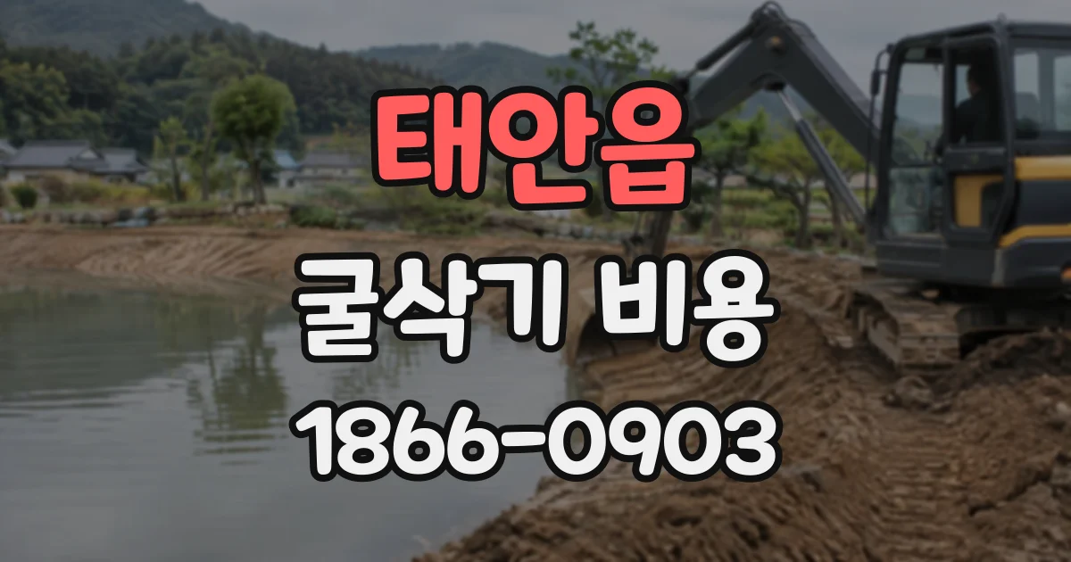태안읍 굴삭기비용