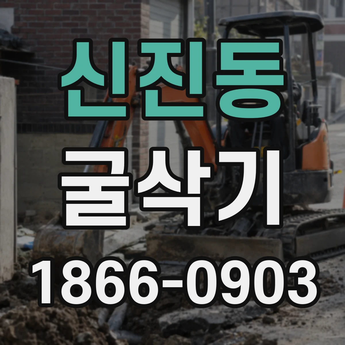 신진동 굴삭기