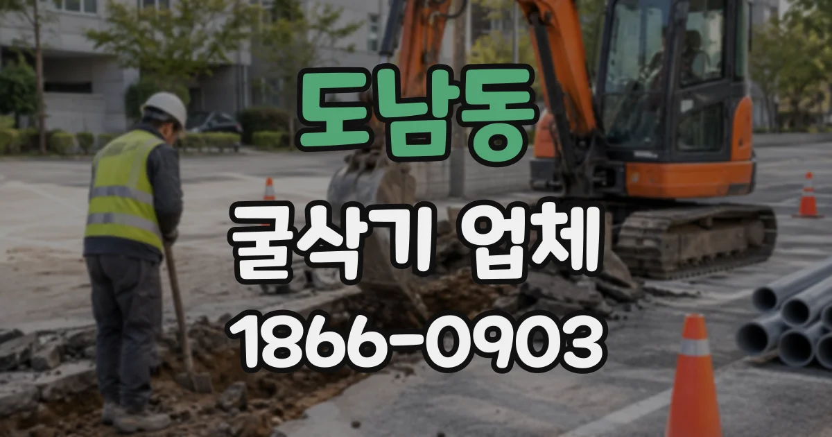 도남동 굴삭기업체