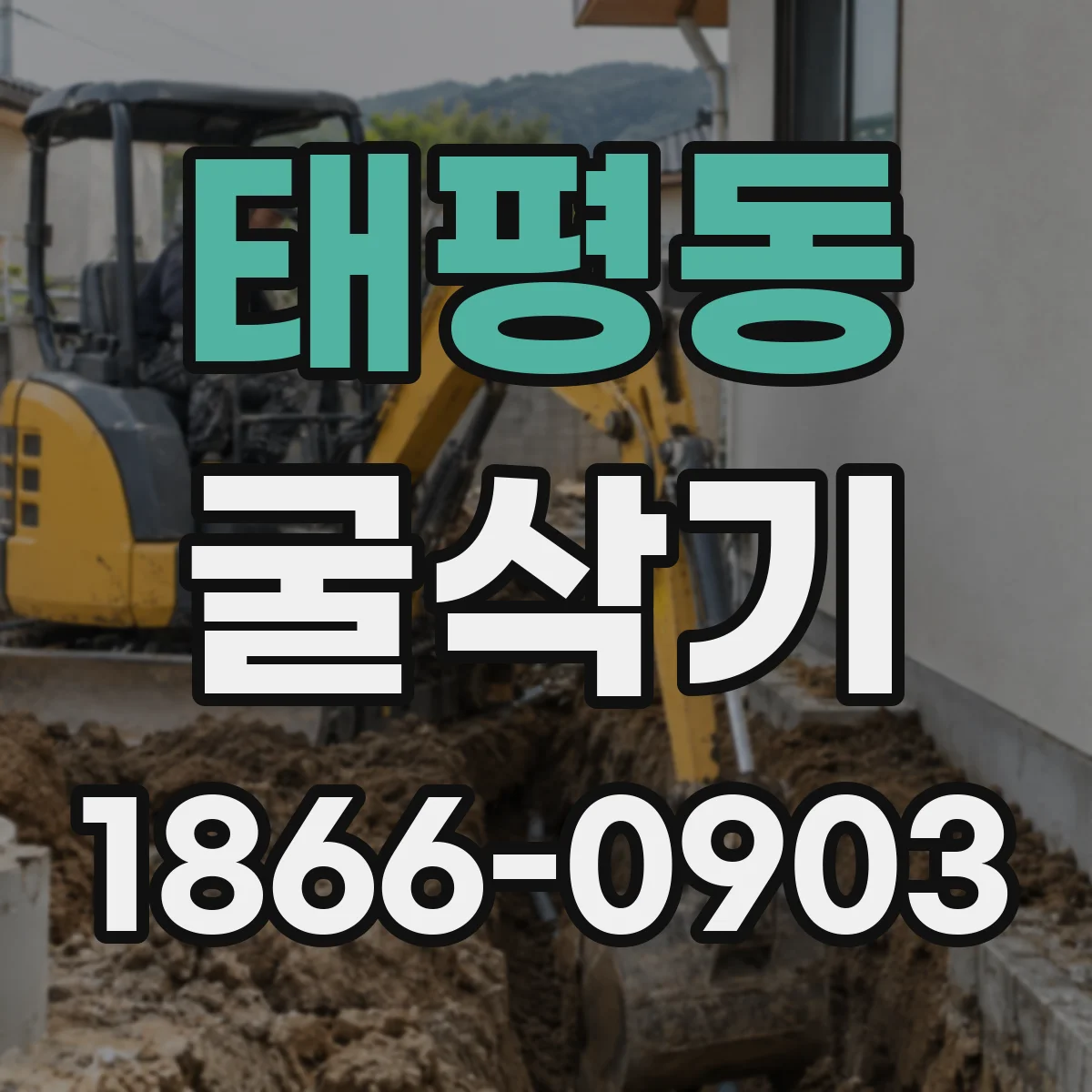 태평동 굴삭기