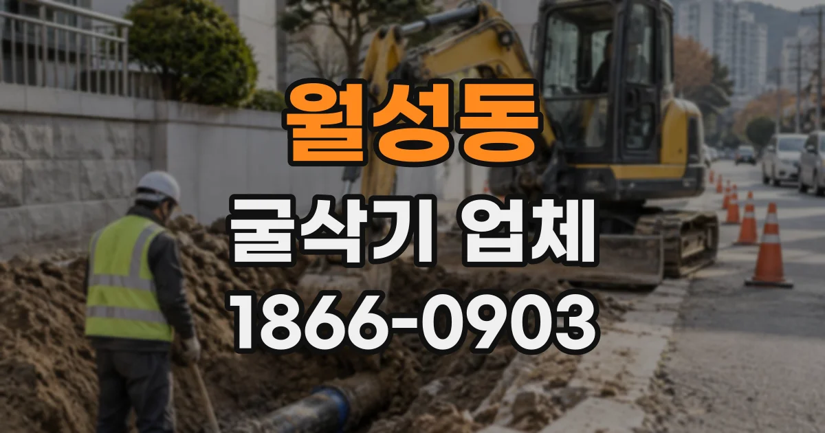 월성동 굴삭기업체