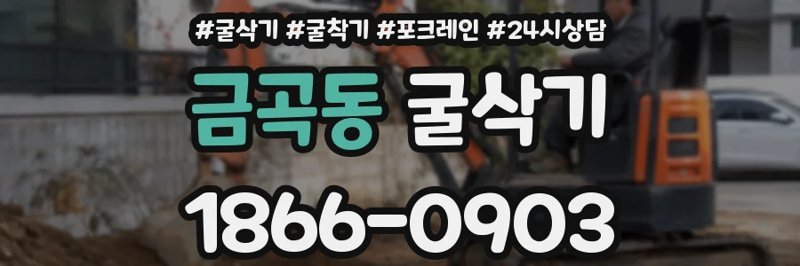 금곡동 굴삭기