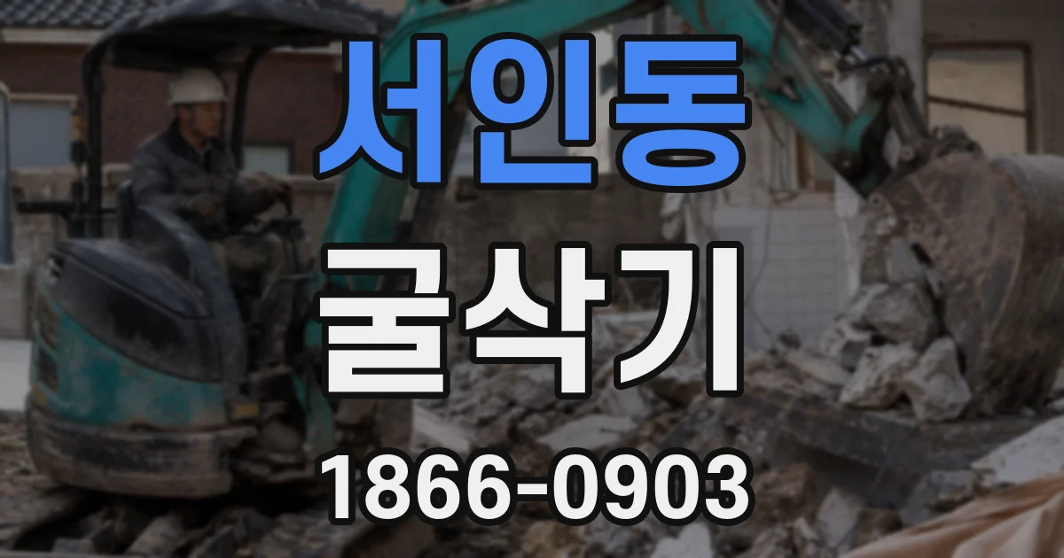 서인동 굴삭기