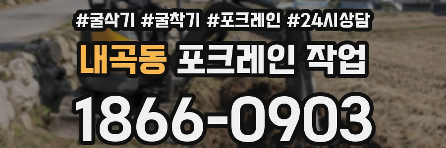 내곡동 포크레인 작업