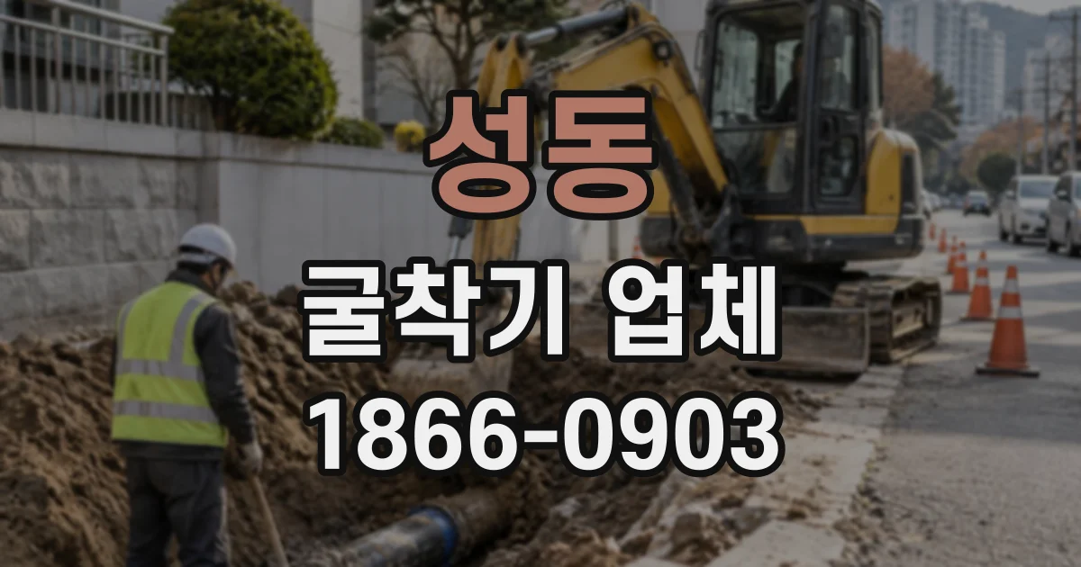 성동 굴착기업체