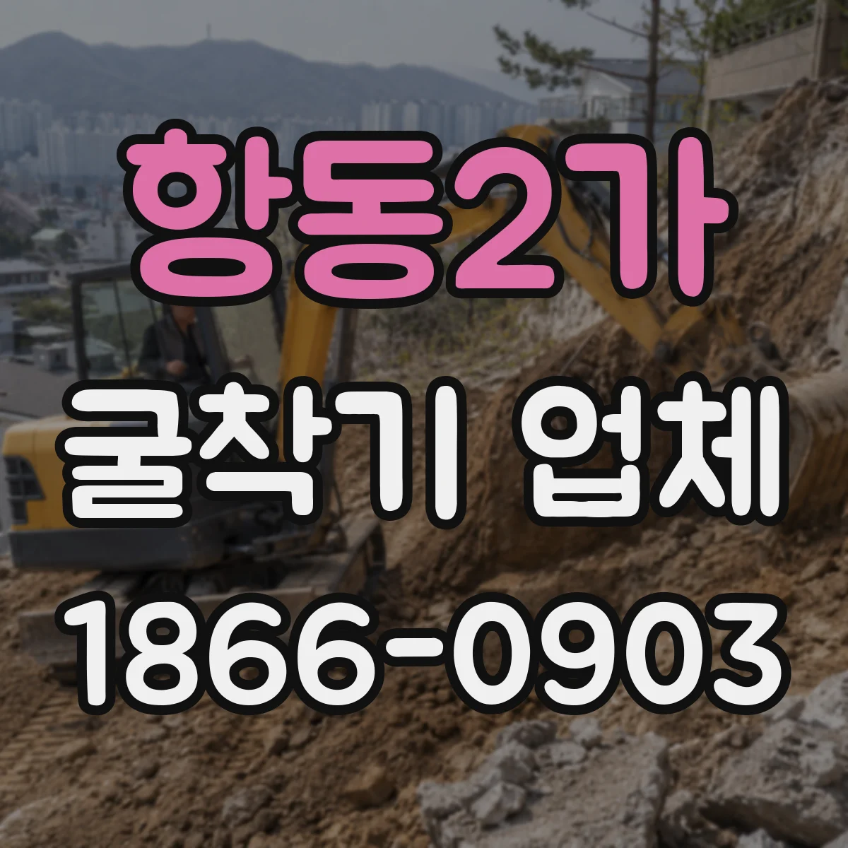 항동2가 굴착기 업체
