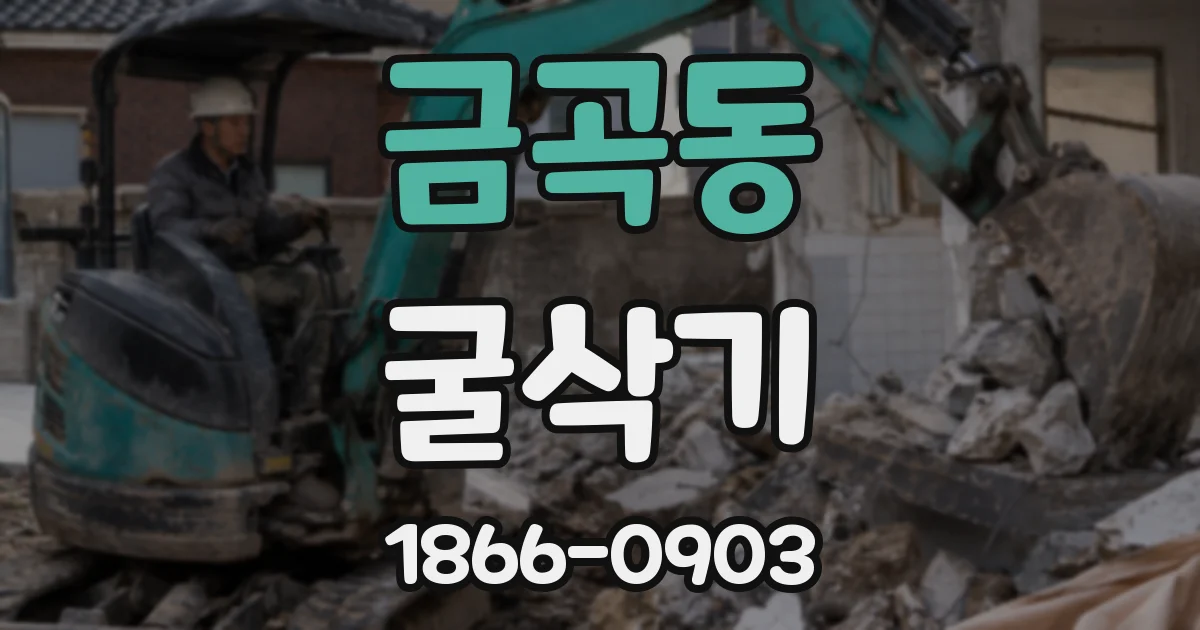 금곡동 굴삭기