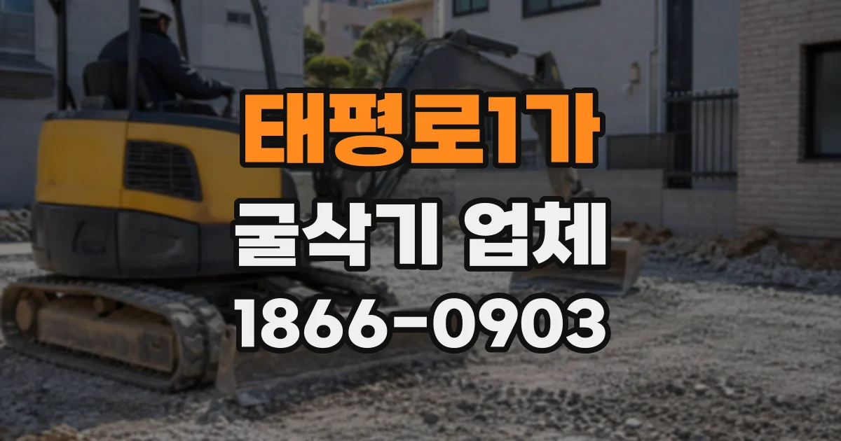 태평로1가 굴삭기업체