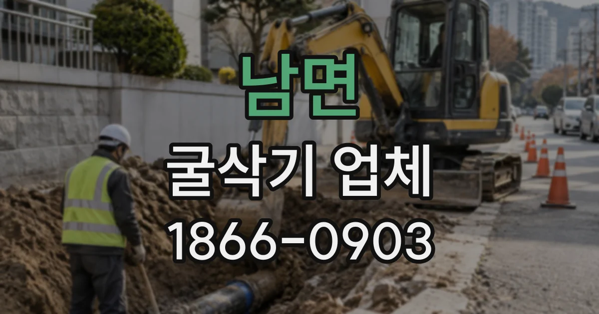 남면 굴삭기업체