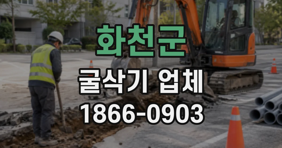 화천군 굴삭기업체