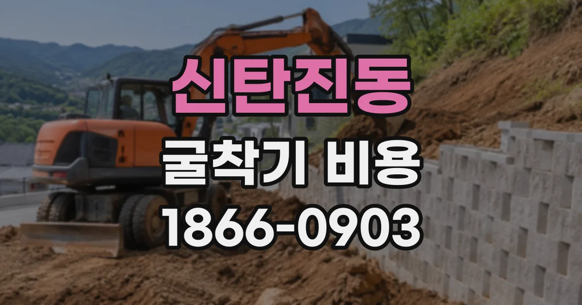 신탄진동 굴착기비용