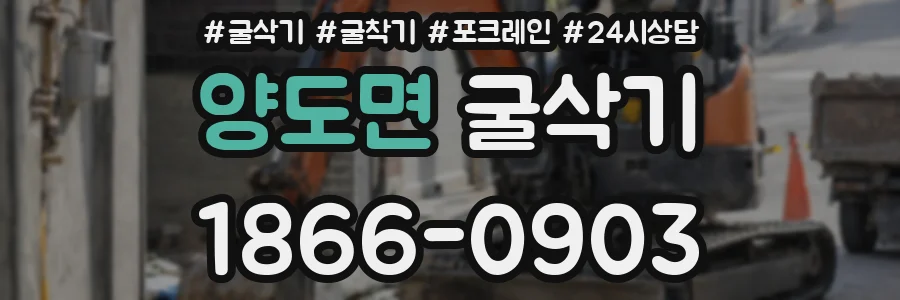 양도면 굴삭기