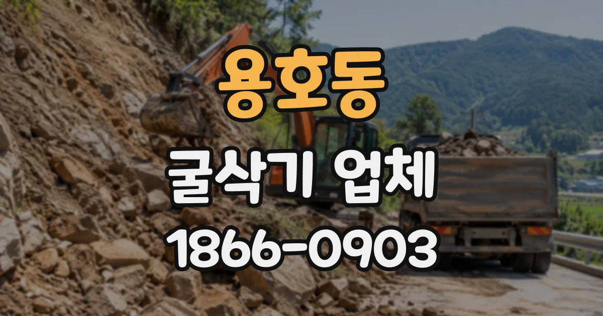용호동 굴삭기업체