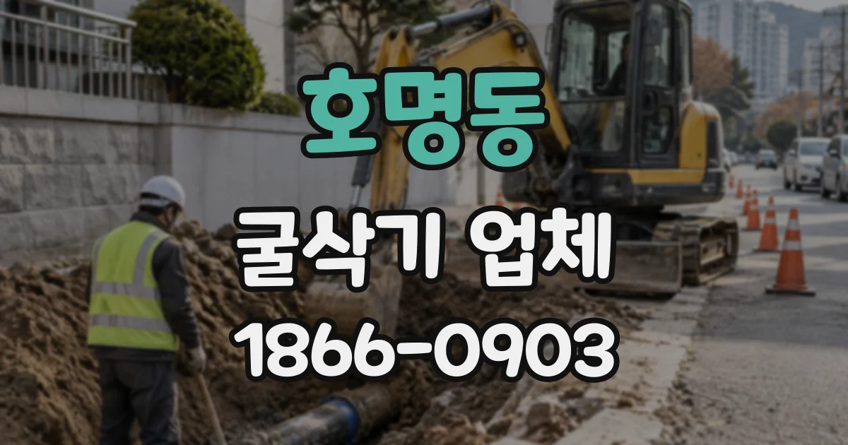 호명동 굴삭기업체