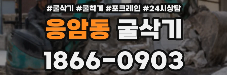 응암동 굴삭기