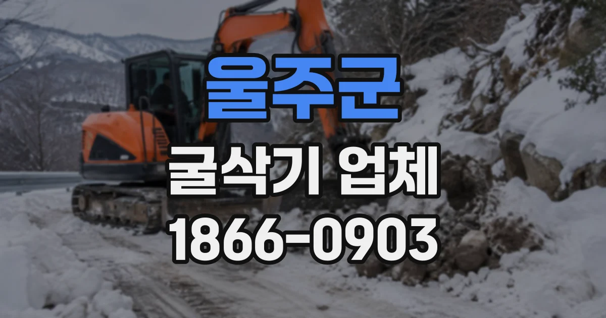 울주군 굴삭기업체