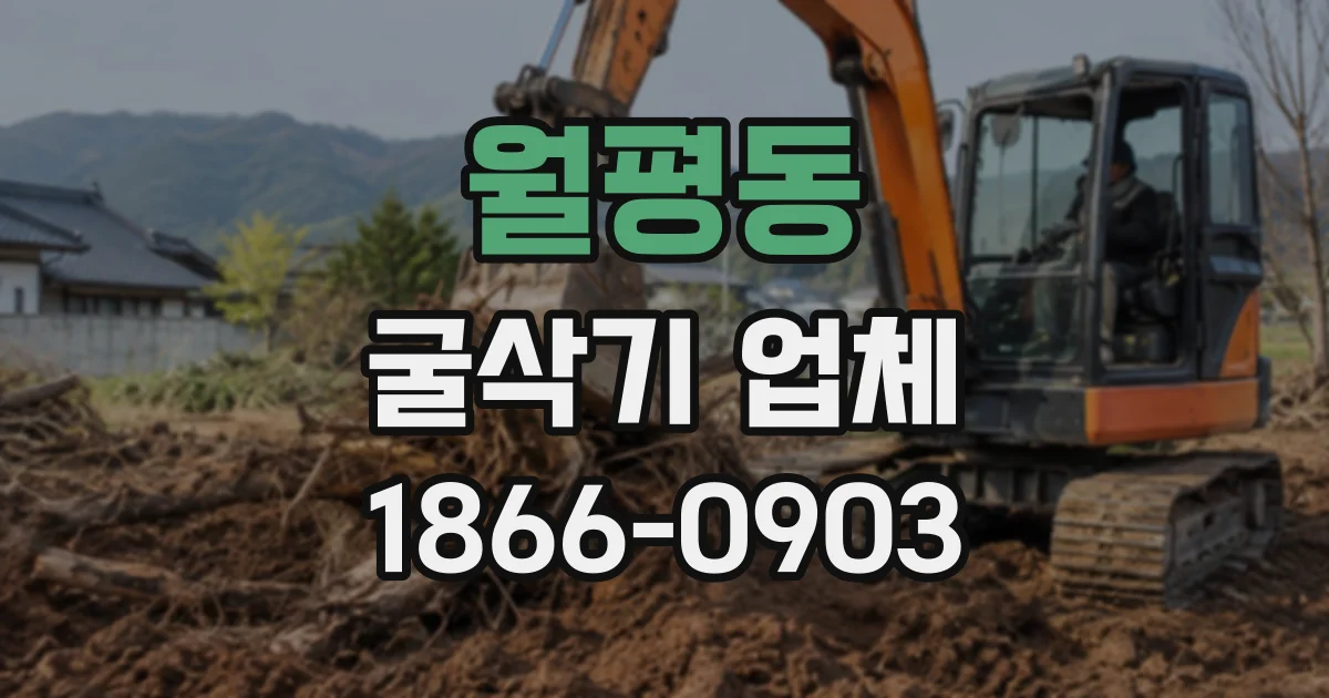 월평동 굴삭기업체