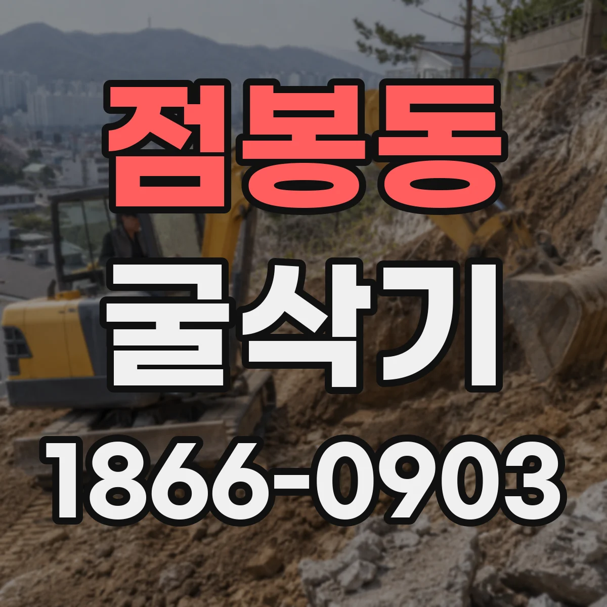 점봉동 굴삭기