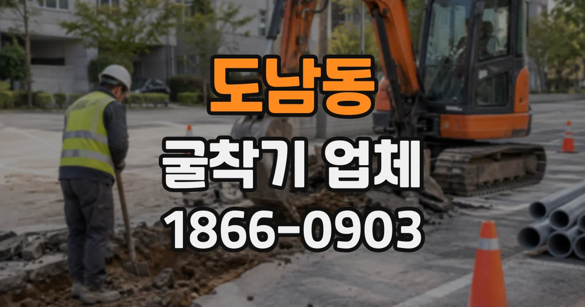 도남동 굴착기업체
