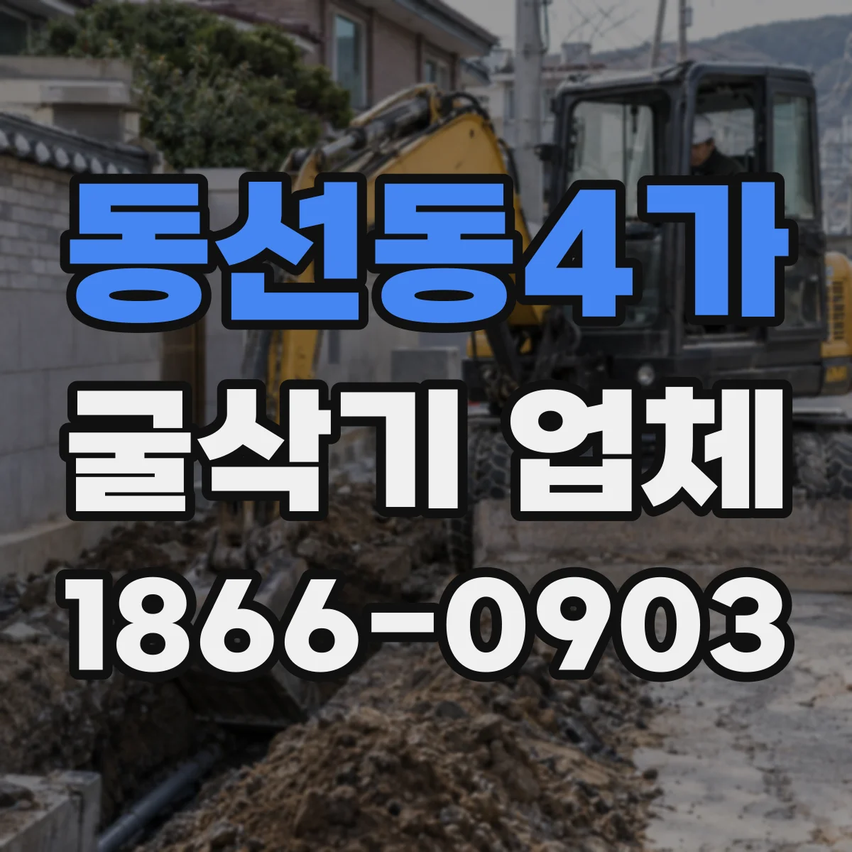 동선동4가 굴삭기 업체