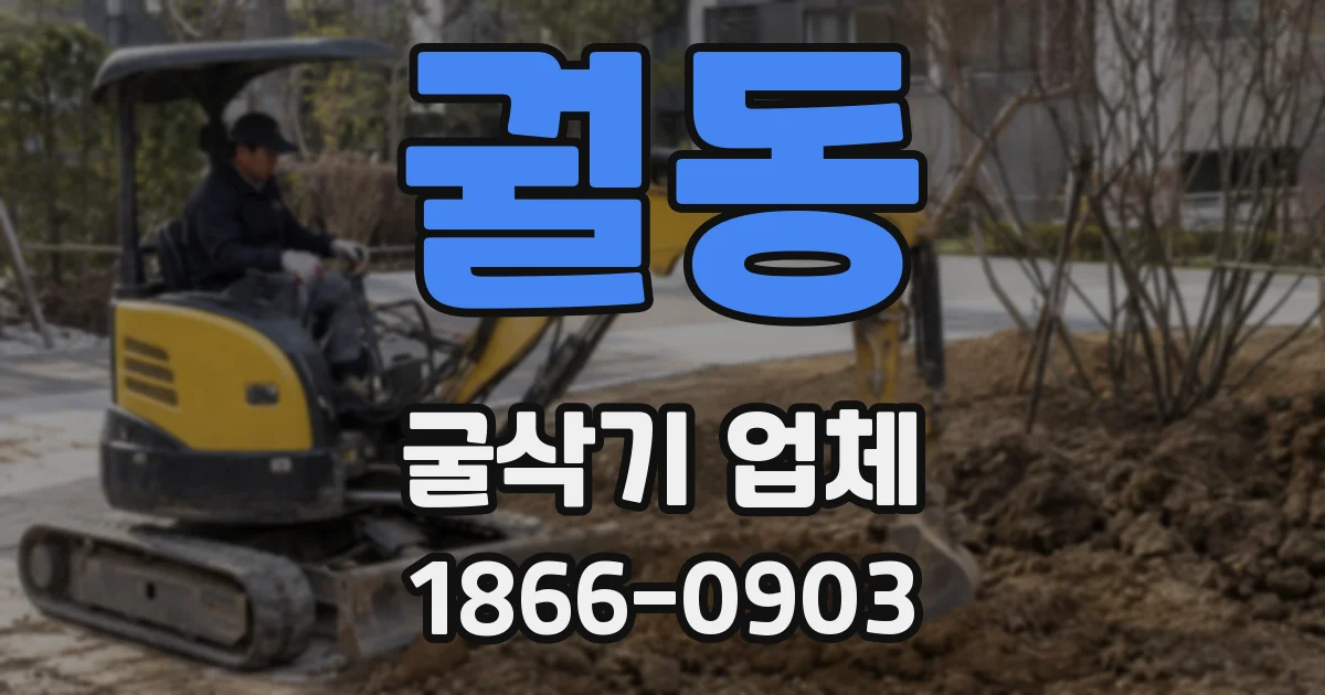 궐동 굴삭기 업체