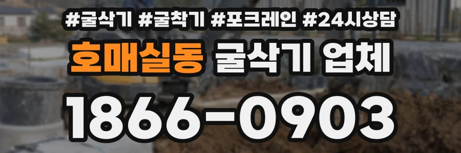 호매실동 굴삭기 업체