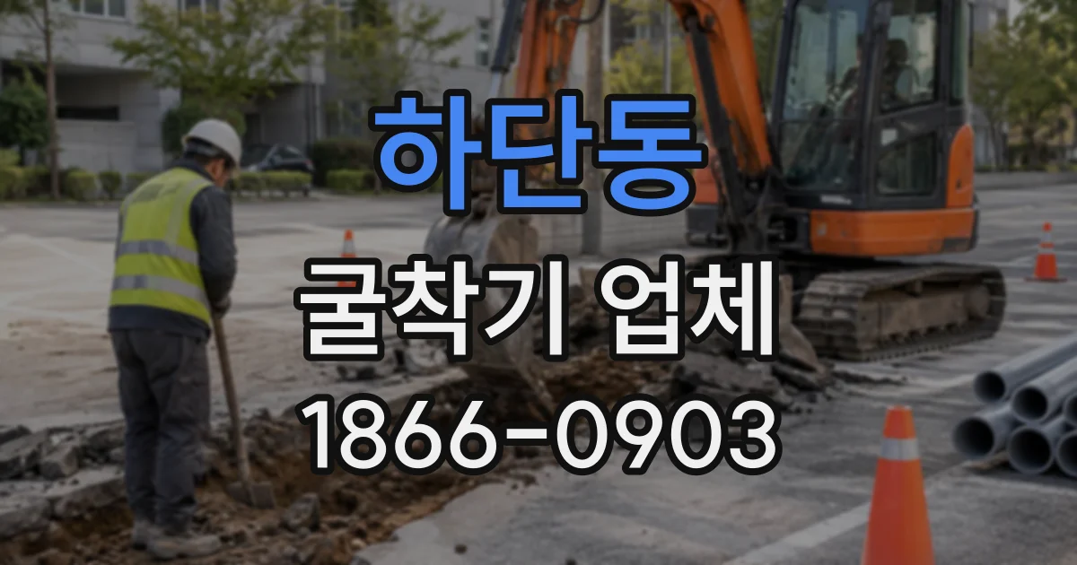 하단동 굴착기업체