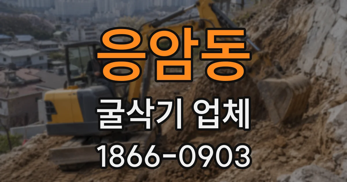 응암동 굴삭기 업체