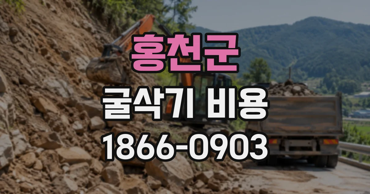 홍천군 굴삭기비용