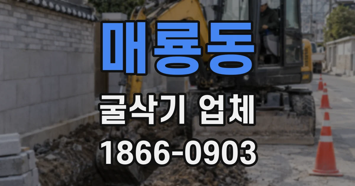 매룡동 굴삭기 업체