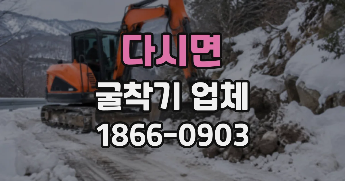 다시면 굴착기업체