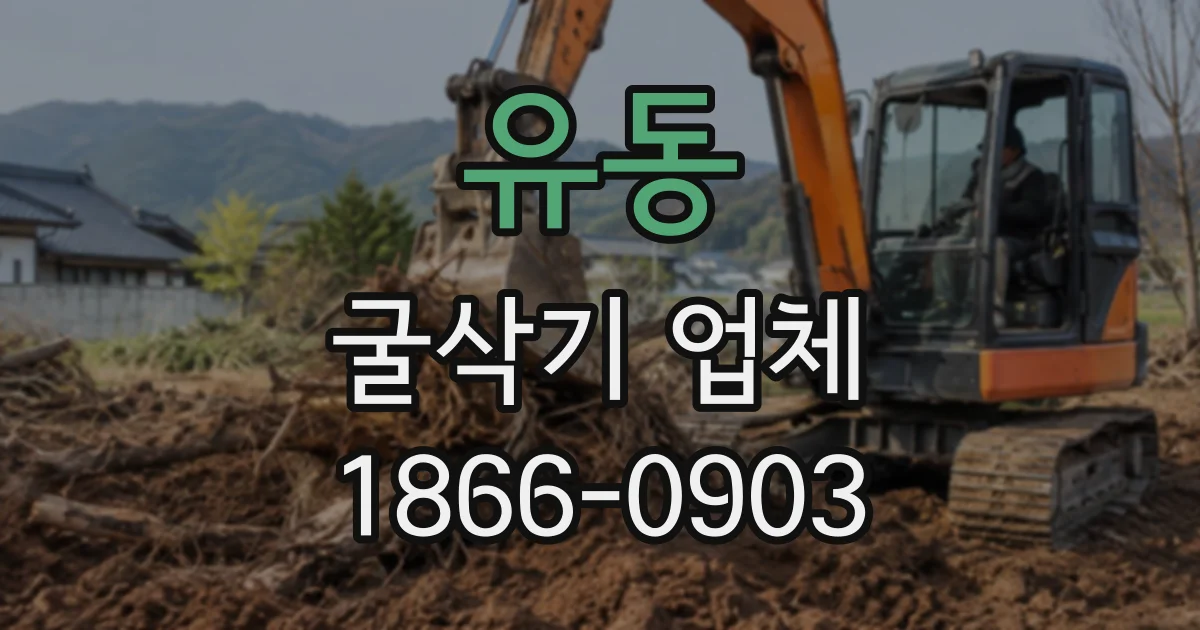 유동 굴삭기업체