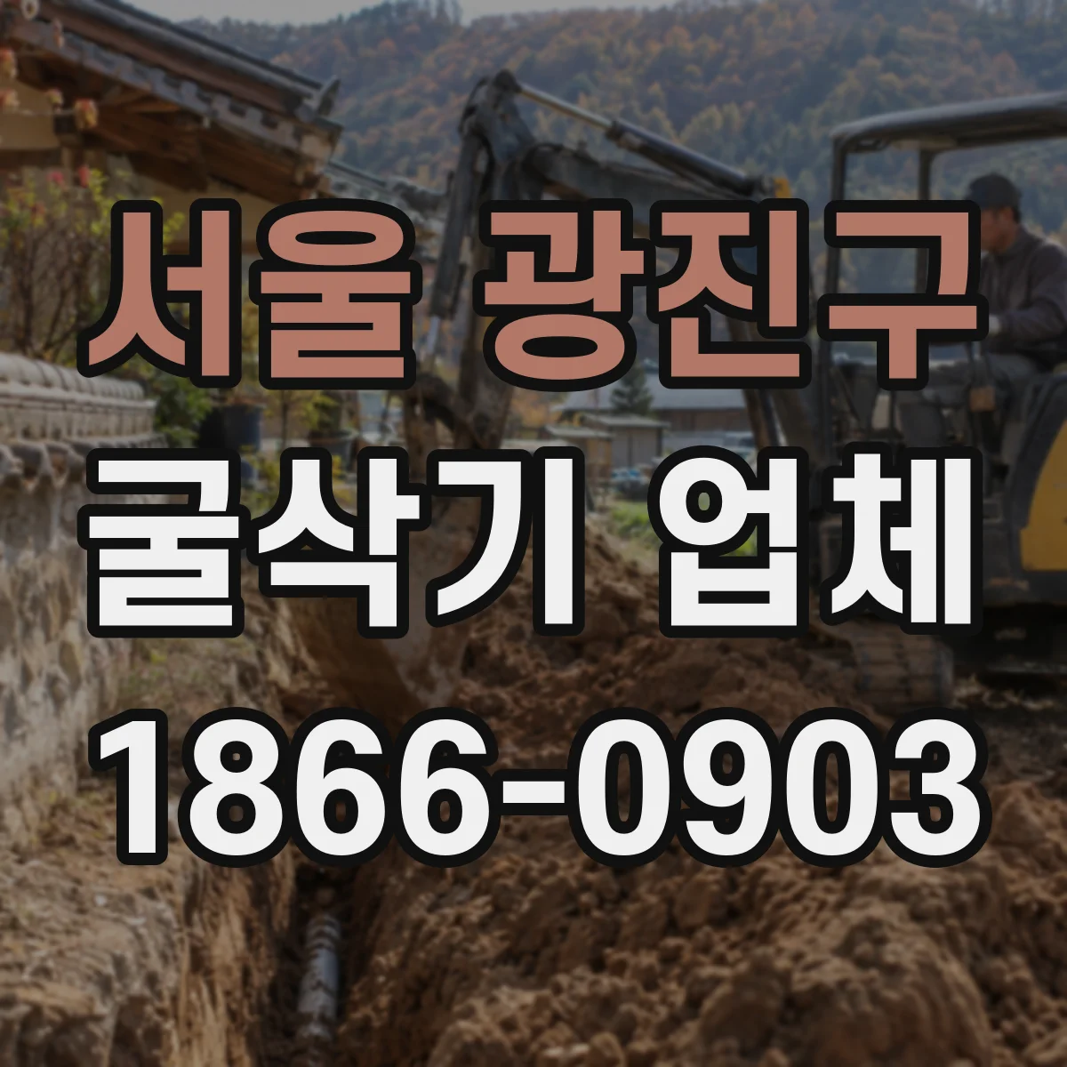 서울 광진구 굴삭기 업체