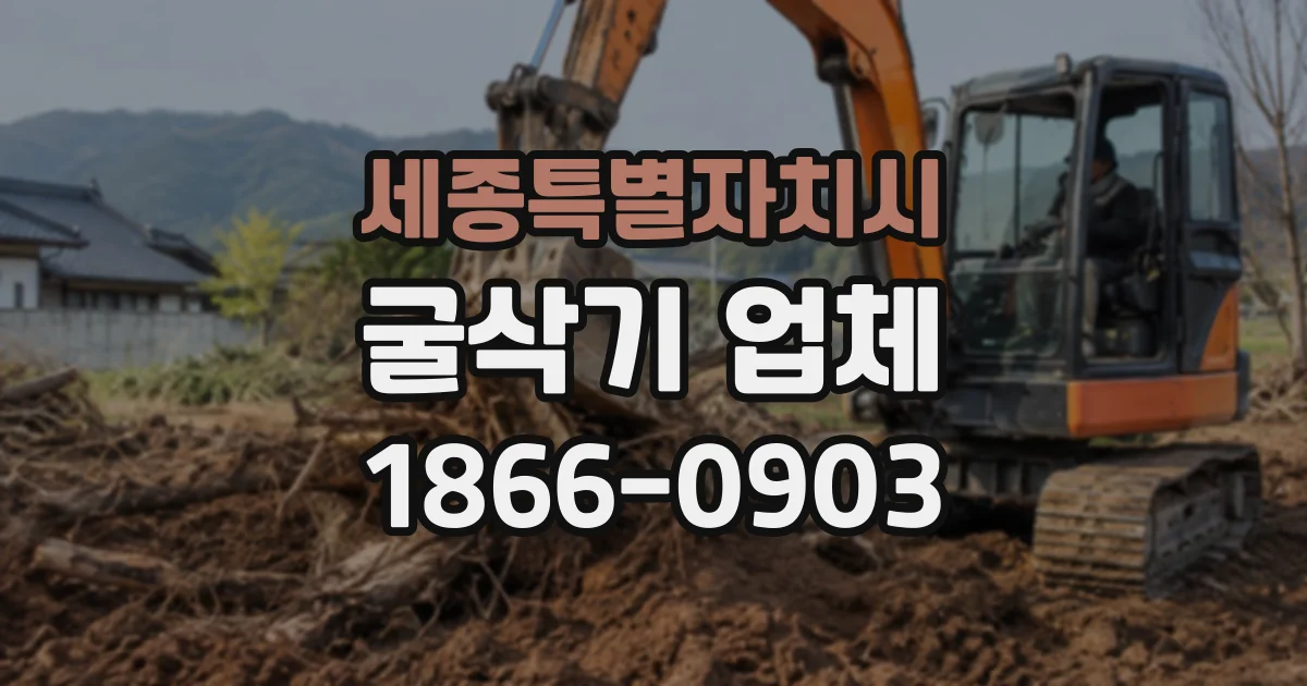 세종특별자치시 굴삭기업체