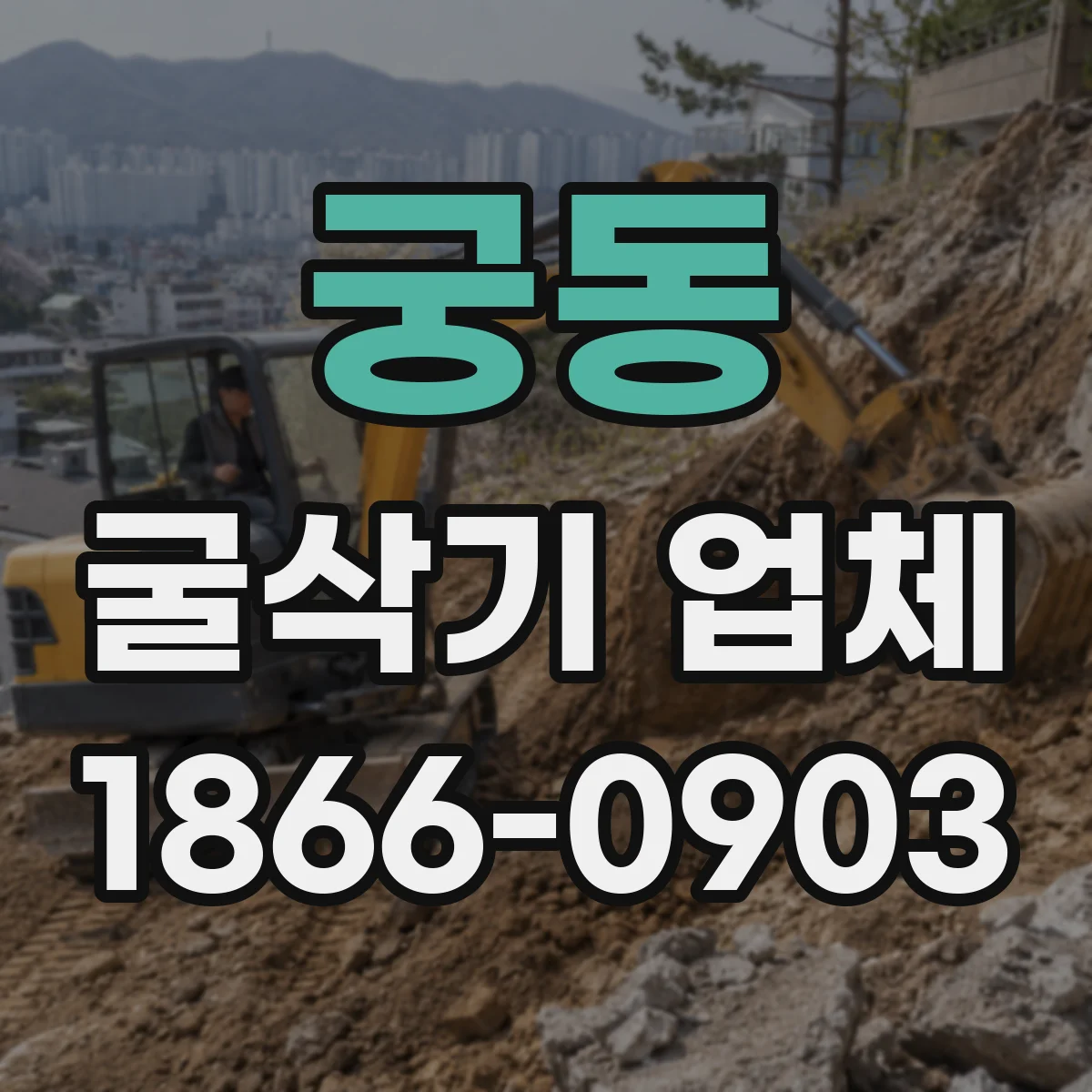 궁동 굴삭기 업체