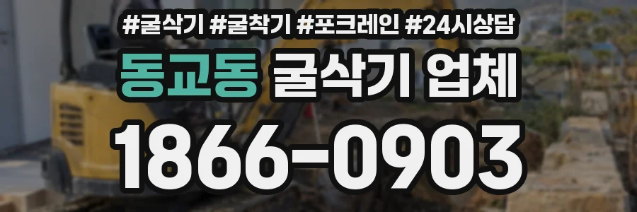 동교동 굴삭기 업체