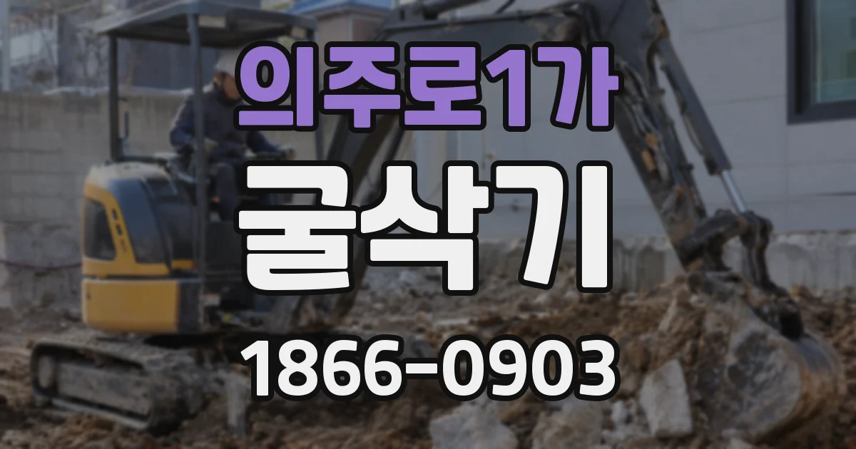 의주로1가 굴삭기