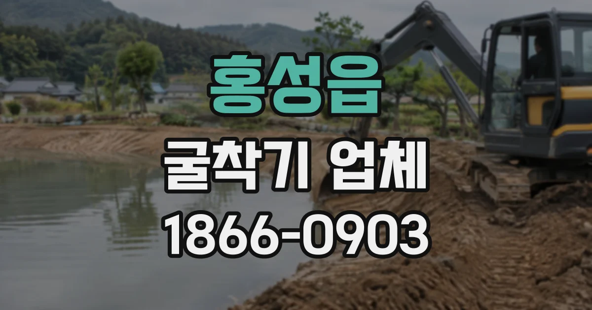 홍성읍 굴착기업체
