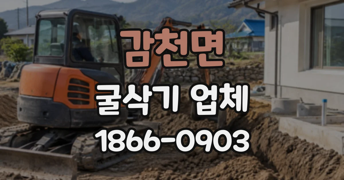 감천면 굴삭기업체