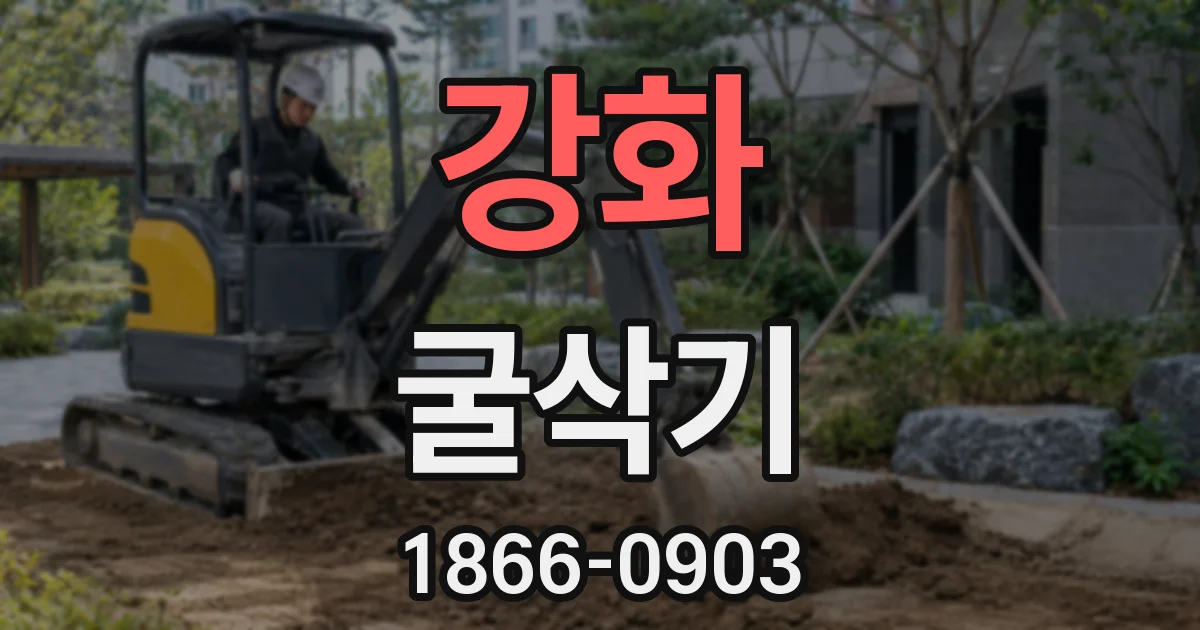 강화 굴삭기