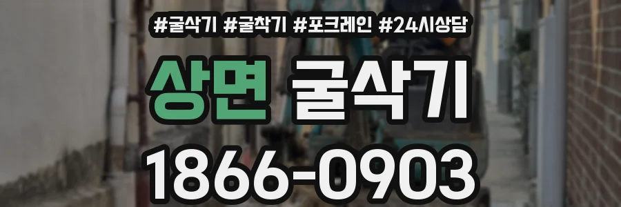 상면 굴삭기