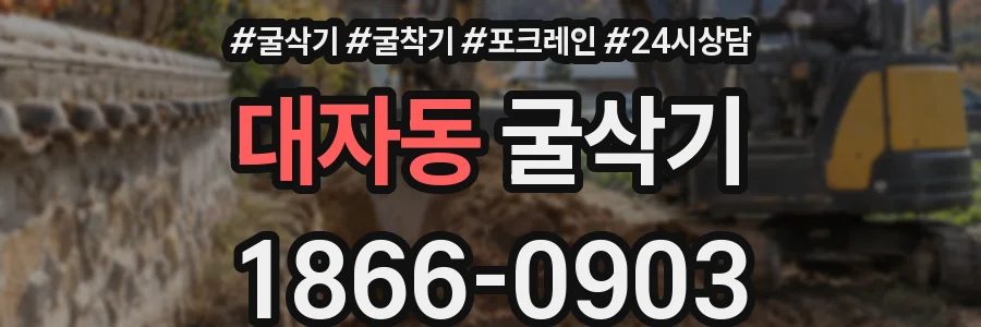 대자동 굴삭기